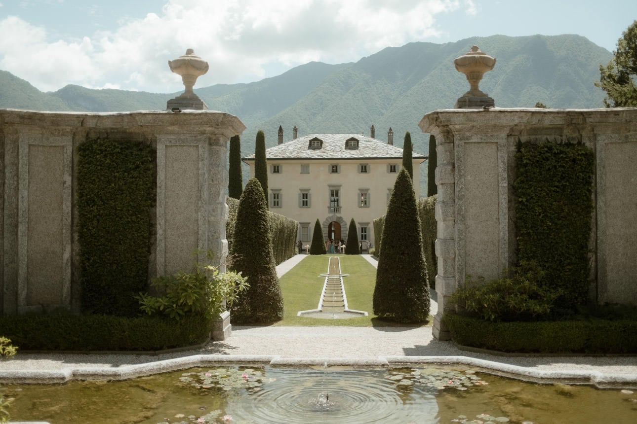 Villa Balbiano, a luxury wedding venue on Lake Como, featuring historic charm and stunning lakefront views.