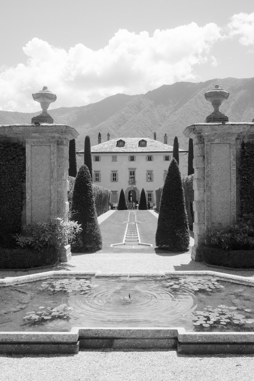 Elegant Villa Balbiano on Lake Como, a sought-after luxury wedding venue with timeless Italian architecture.